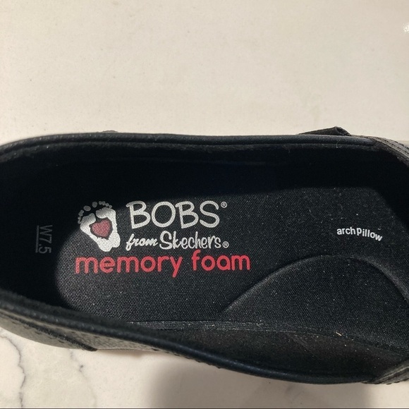 BOBS Sz 7.5 By Skechers B-Loved Memory Foam Arch Pillow Slip On Espadrille - Picture 3 of 11